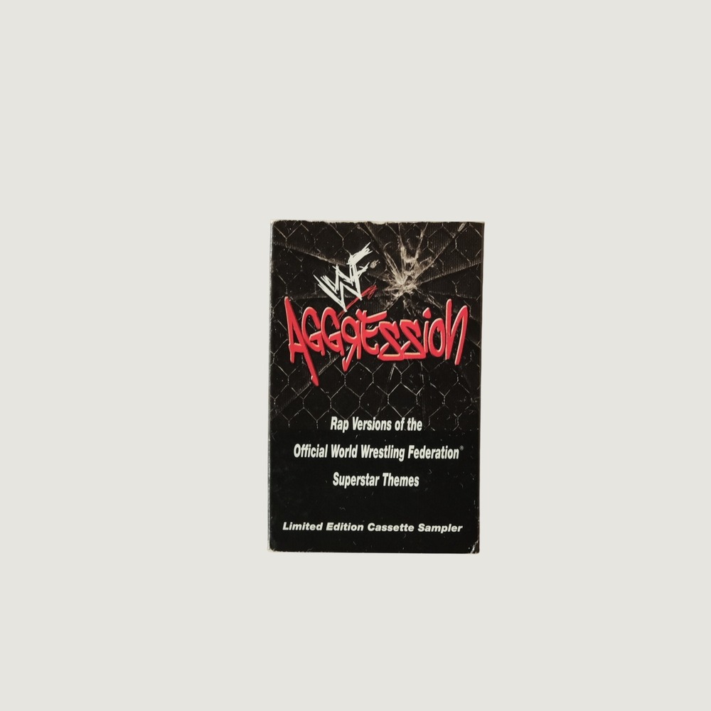 WWF Aggression Cassette Sampler Rap Themes Vintage‎ 2000 Promo Collectible Rare